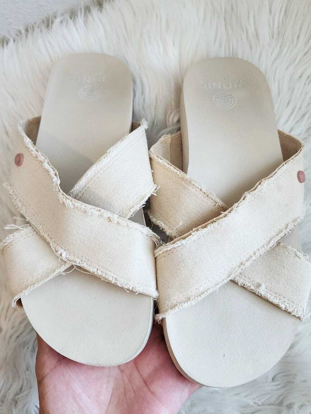 VIONIC PANAMA BEACH SANDAL SEMOLINA SIZE 7 EUC - Picture 6 of 15
